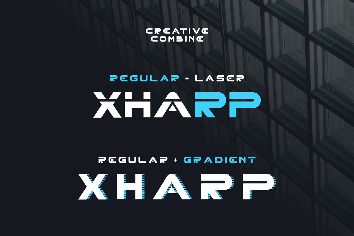 XHARP font